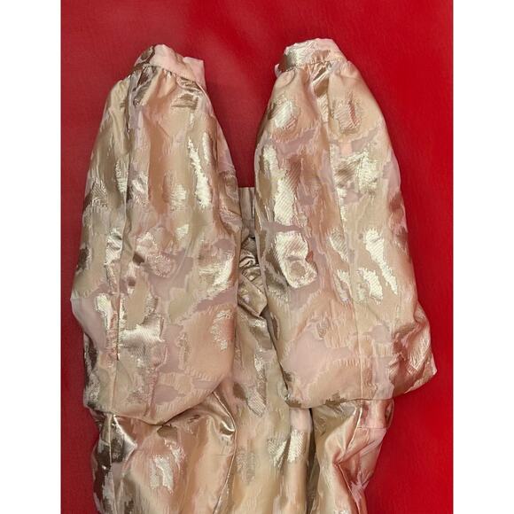 Tuckernuck Champagne Fil Coupe Palmerston Dress Size Small - Picture 7 of 14